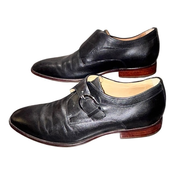Johnston & Murphy McClain Monk Strap Black Leather Men’s 13 ME7 main image 6